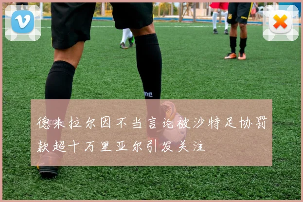 德米拉尔因不当言论被沙特足协罚款超十万里亚尔引发关注